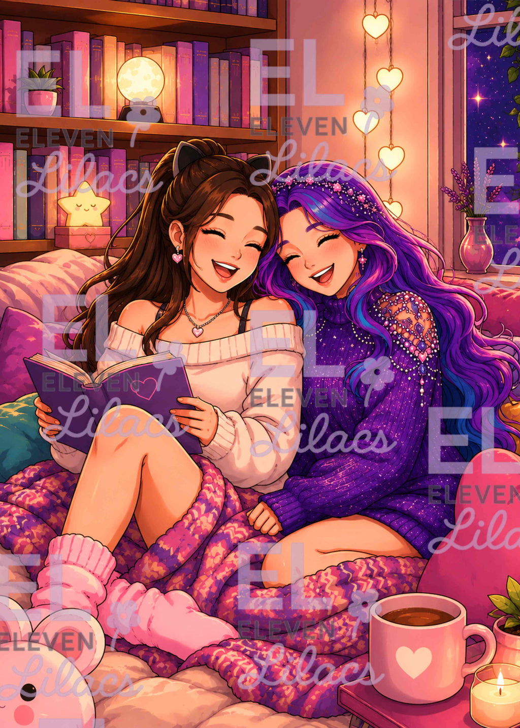 Sydney & Celestine's Cozy Evening Diamond Painting