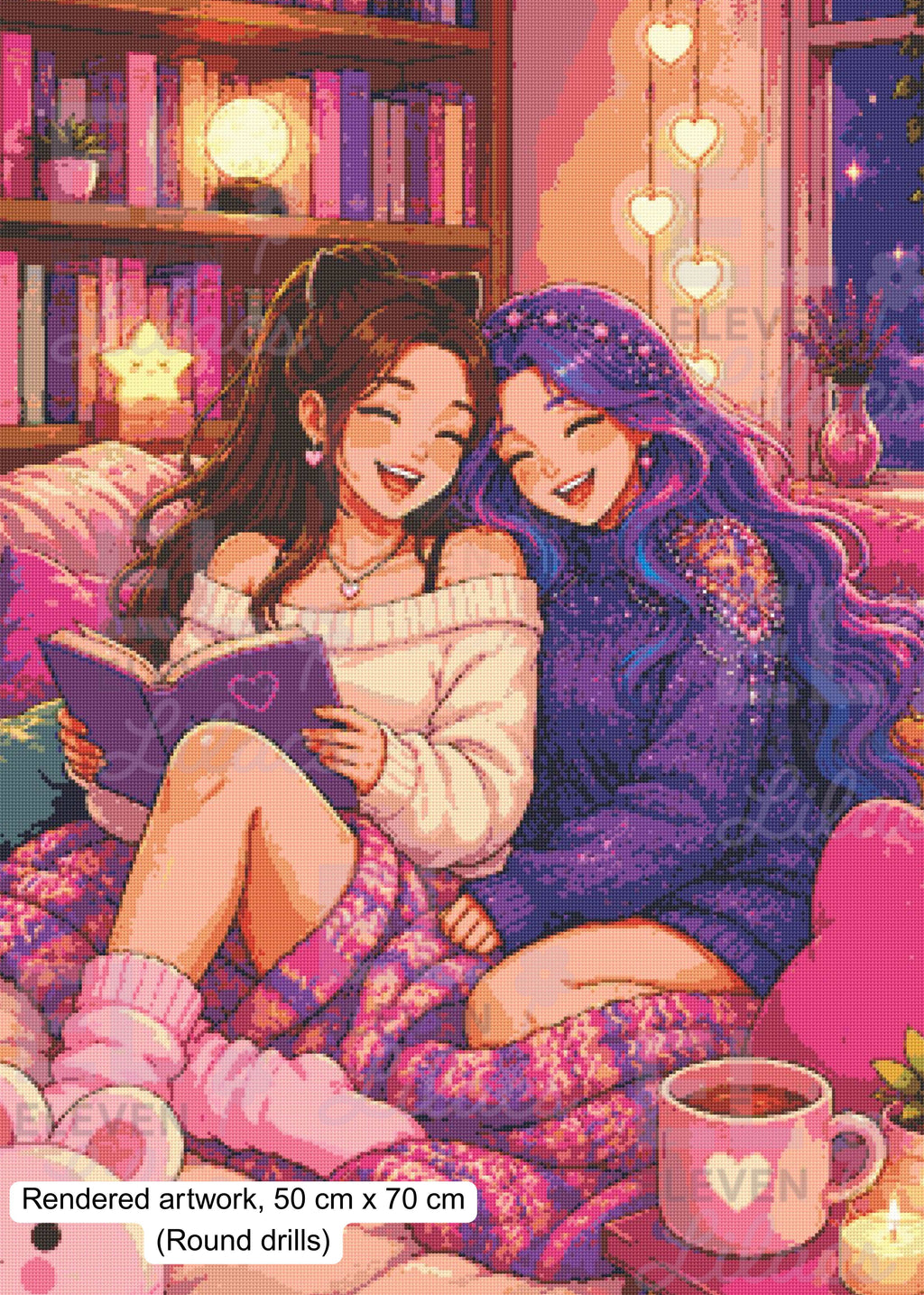 Sydney & Celestine's Cozy Evening Diamond Painting