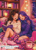 Sydney & Celestine's Cozy Evening Diamond Painting
