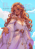 Aurelia the Light Weaver Diamond Painting Kit, Fantasy Girl DIY Diamond Art - Eleven Lilacs
