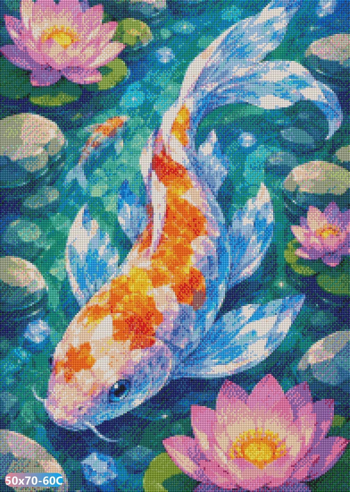 Crystal Koi Pond Diamond Painting Kit | Fantasy Art - Eleven Lilacs