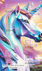 Crystal Unicorn Diamond Painting Kit, Geometric Prism Art, Fantasy DIY Craft (30cm x 50cm) - Eleven Lilacs