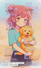 Pastel Puppy Friend Diamond Painting Kit (30cm x 50cm) - Eleven Lilacs
