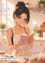 Sydney's Baking Day Diamond Painting Kit, Cozy Kitchen Art - Eleven Lilacs
