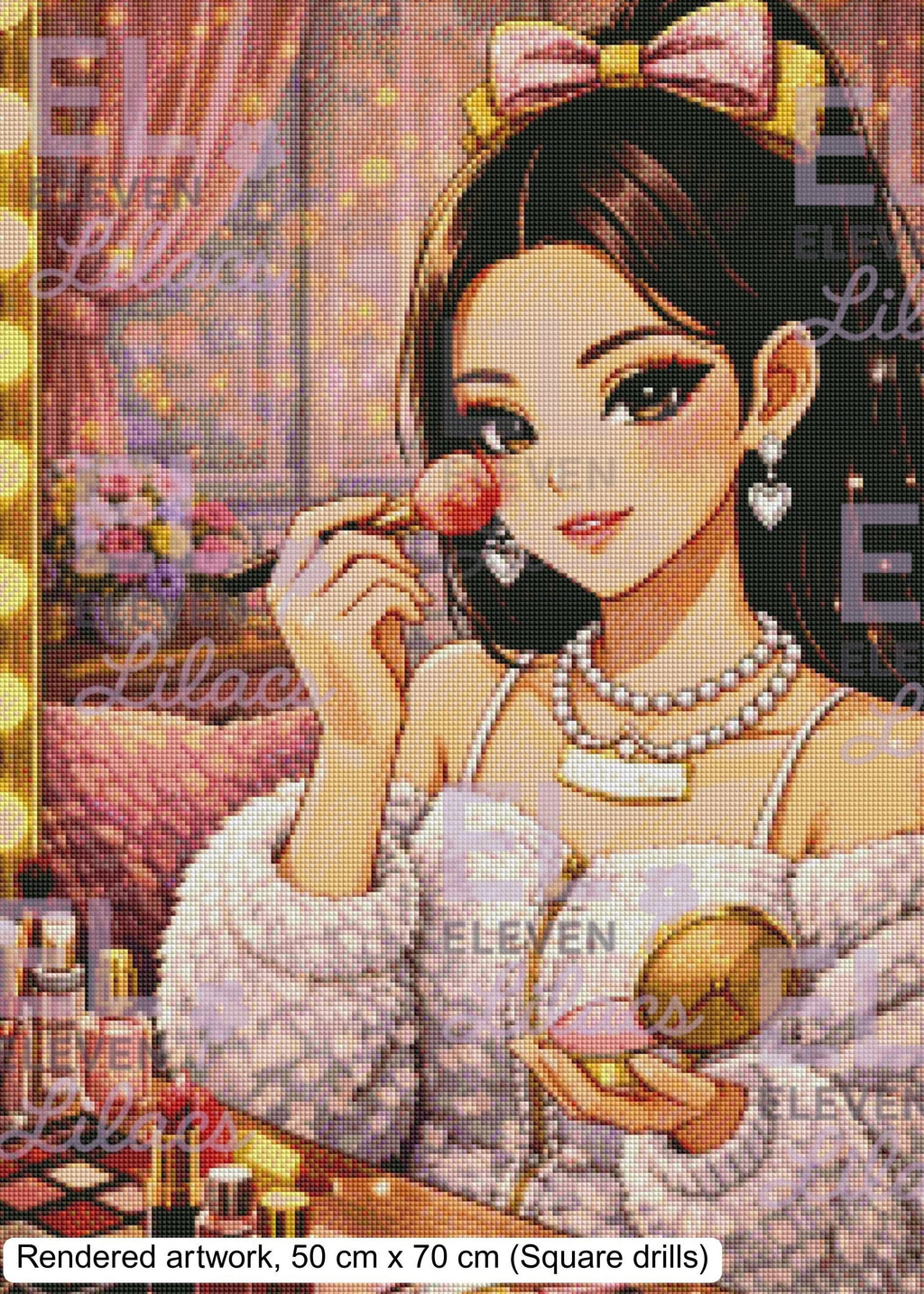 Sydney's Glam Vanity Art Diamond Painting Kit - Eleven Lilacs