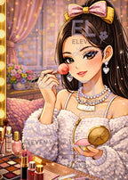 Sydney's Glam Vanity Art Diamond Painting Kit - Eleven Lilacs