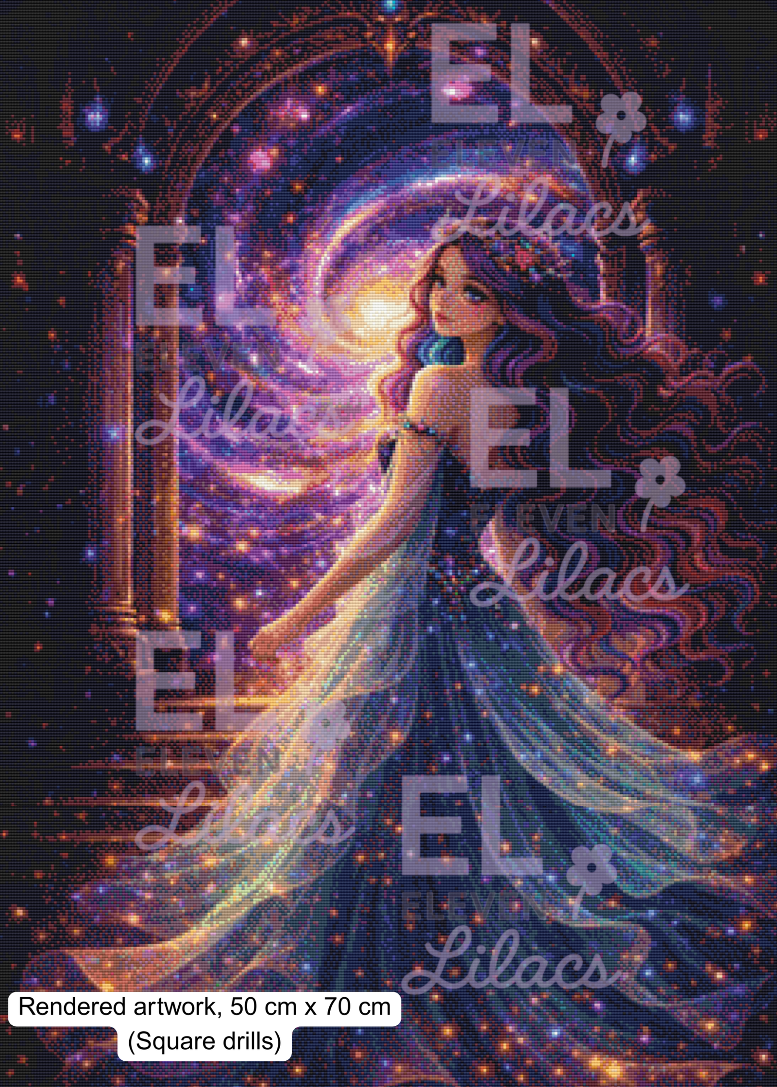 Celestine Celestial Gate Diamond Painting Kit, Fantasy Galaxy Portal Diamond Art 2 Celestine Celestial Gate Diamond Painting Kit square
