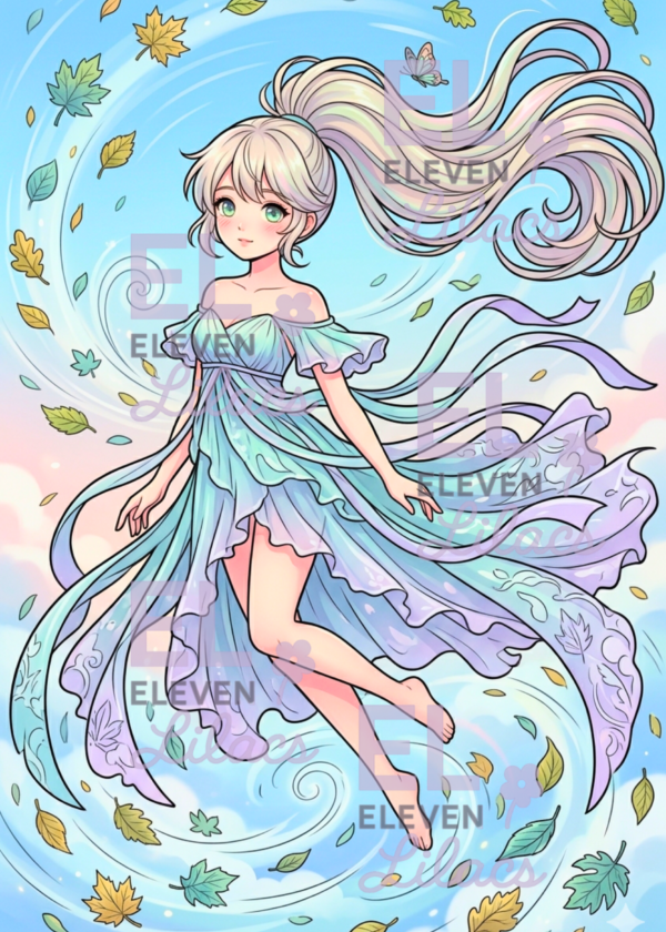 Home 3 Aeris Wind Girl Diamond Painting Kit