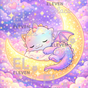 Dreamy Moon Dragon Diamond Painting Kit