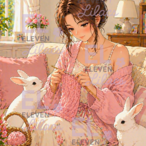 Knitting Day Diamond Painting Kit