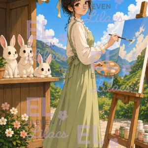 Elara Meadow Painter Diamond Painting