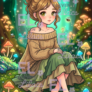 Elowen Forest Girl Diamond Painting Kit