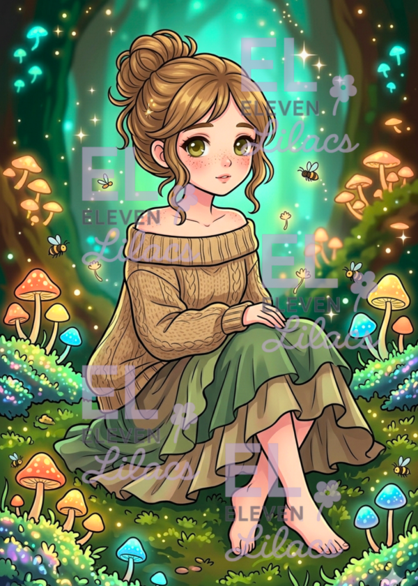 Elowen Forest Girl Diamond Painting Kit