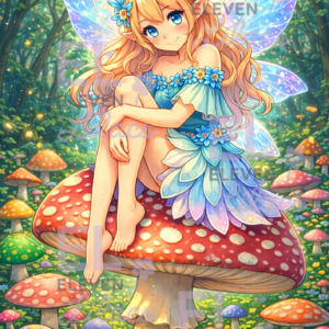 Lunaria A Fairy Mushroom Diamond Painting Kit