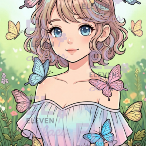 Fiora Butterfly Girl Diamond Painting Kit