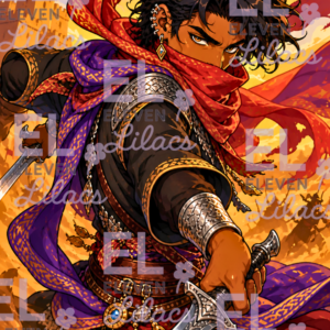 Kaelor Crimson Blade Diamond Painting Kit