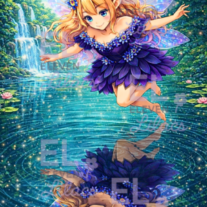 Lunaria Waterfall Fairy Diamond Painting Kit