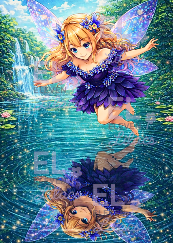 Home 6 Lunaria Waterfall Fairy Diamond Painting Kit