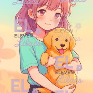 Pastel Puppy Friend Diamond Painting Kit