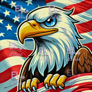 Patriotic Bald Eagle Diamond Painting Kit