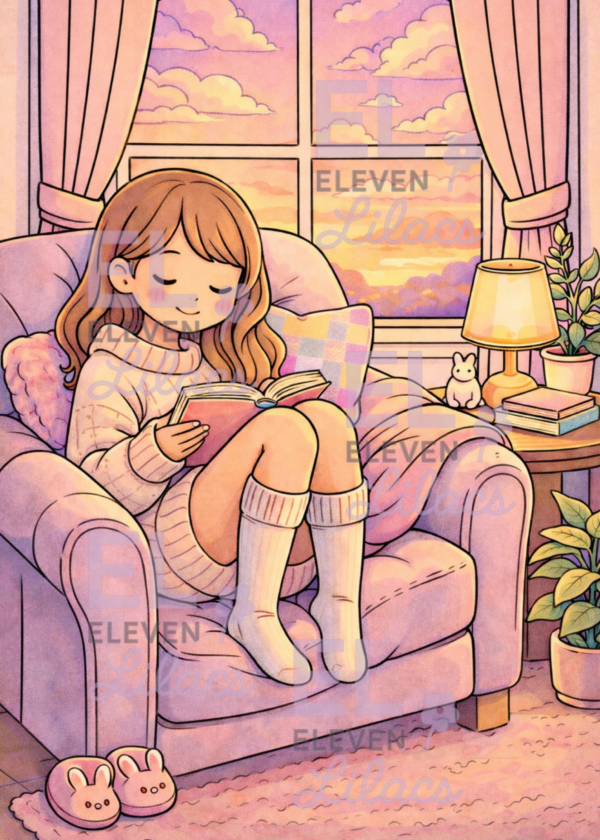 Quiet Moments Reading Girl Diamond Painting Kit