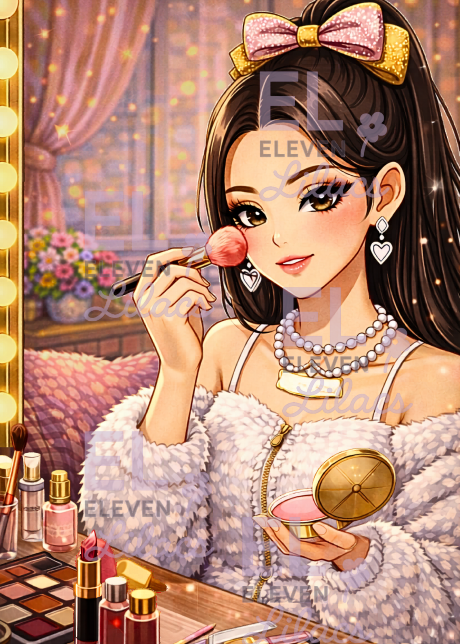 Glam Girl Vanity Diamond Painting Kit, Sydney Diamond Art 1 Glam Girl Vanity Diamond Painting Kit