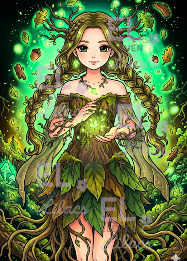 Home 1 Sylvara Forest Spirit Diamond Painting Kit