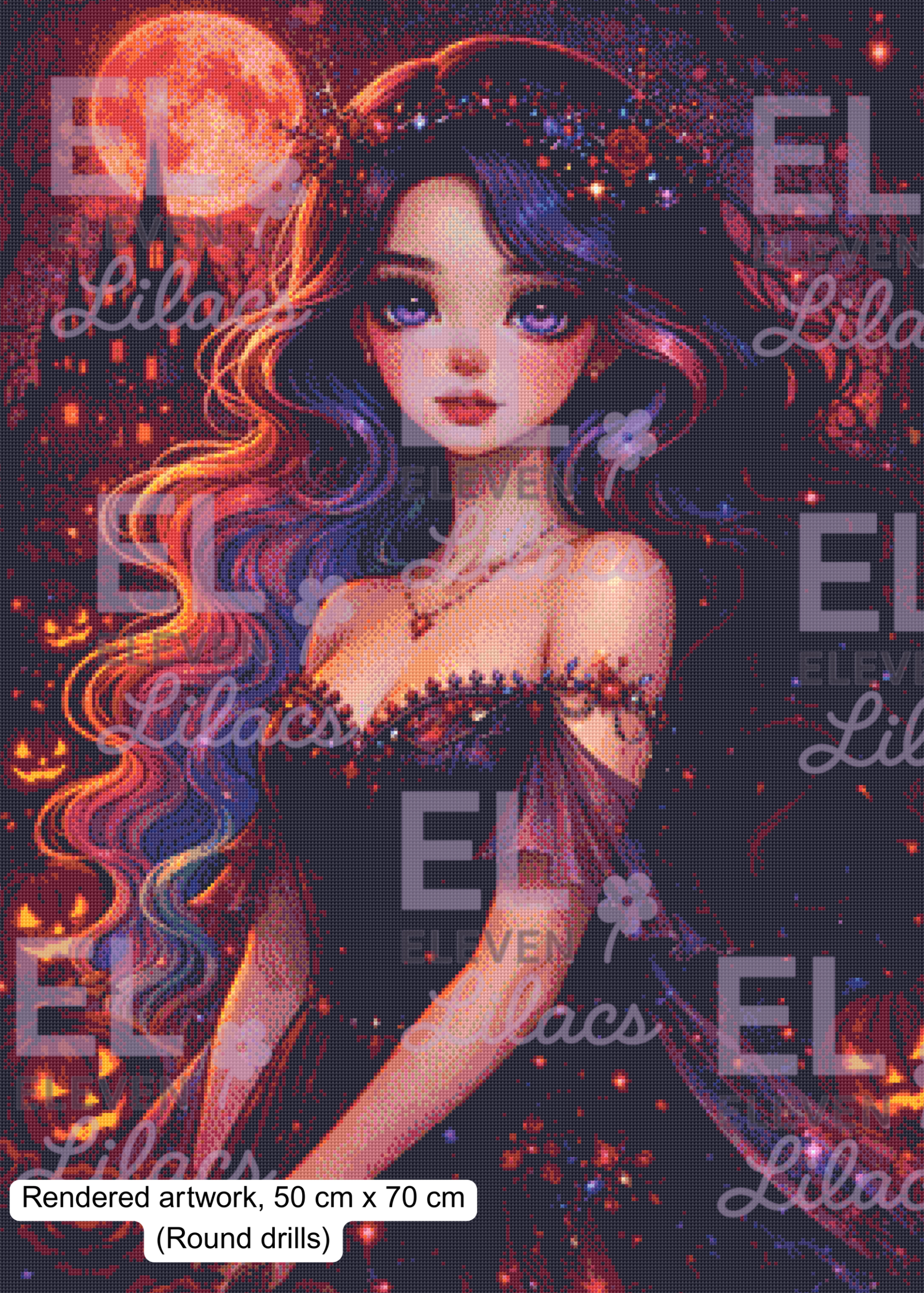 Celestine Celestial Princess Diamond Painting Kit, Fantasy Girl Diamond Art 3 Celestine Celestial Princess Diamond Painting Kit, Fantasy Girl Art (AB, Fairy Dust Drills) round